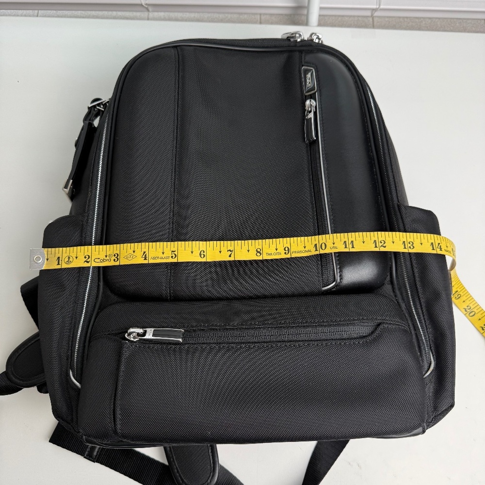 Tumi Mens Black Arrive Travel Grantley Backpack - Picture 14 of 16